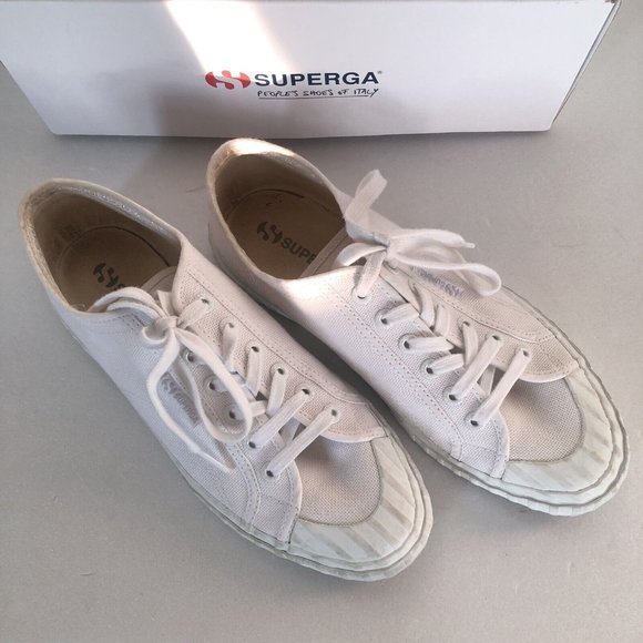 Superga 2630 COTU Sneakers Total White Platform - Picture 6 of 9
